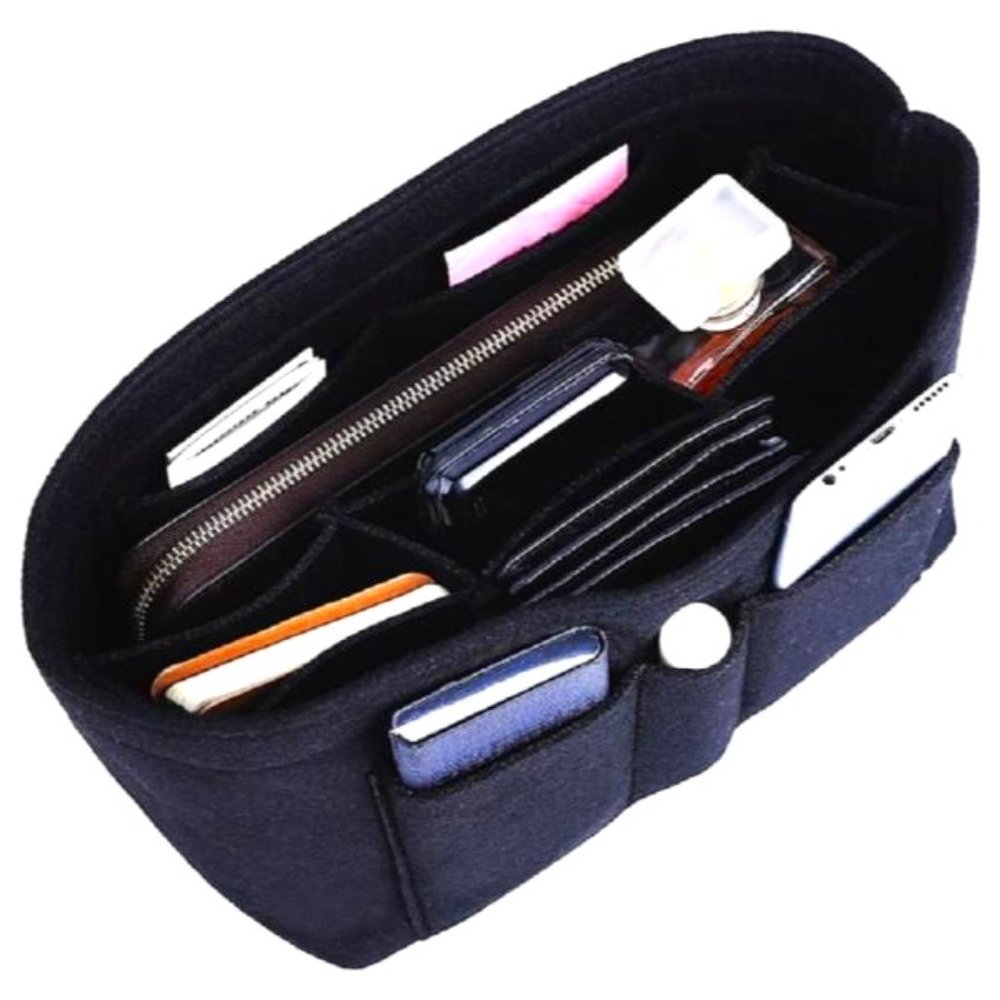 NWT Handbag Liner Organizer Black Medium Purse Tote Satchel Neverfull Speedy Bag